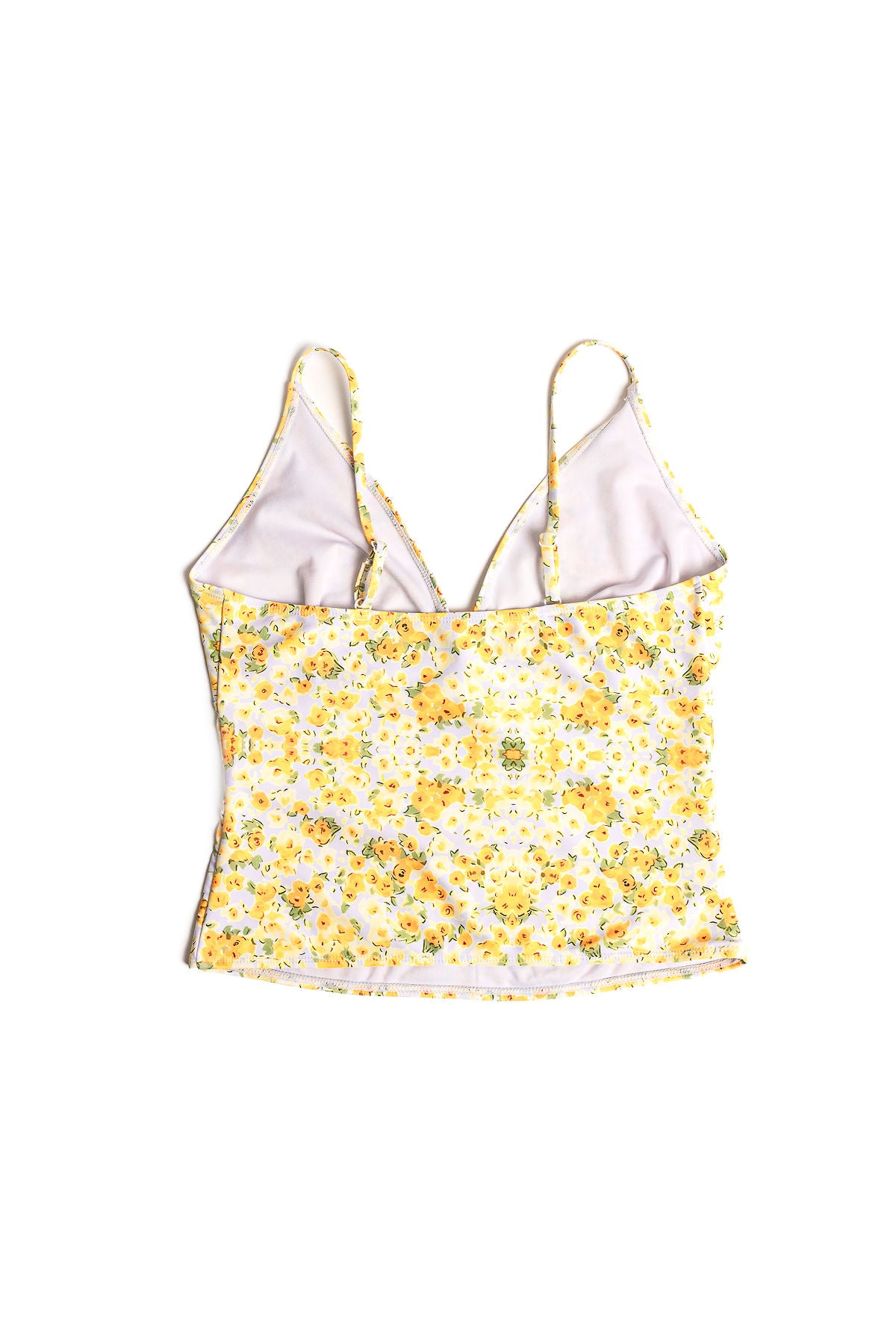 Gelber Floraler Tankini