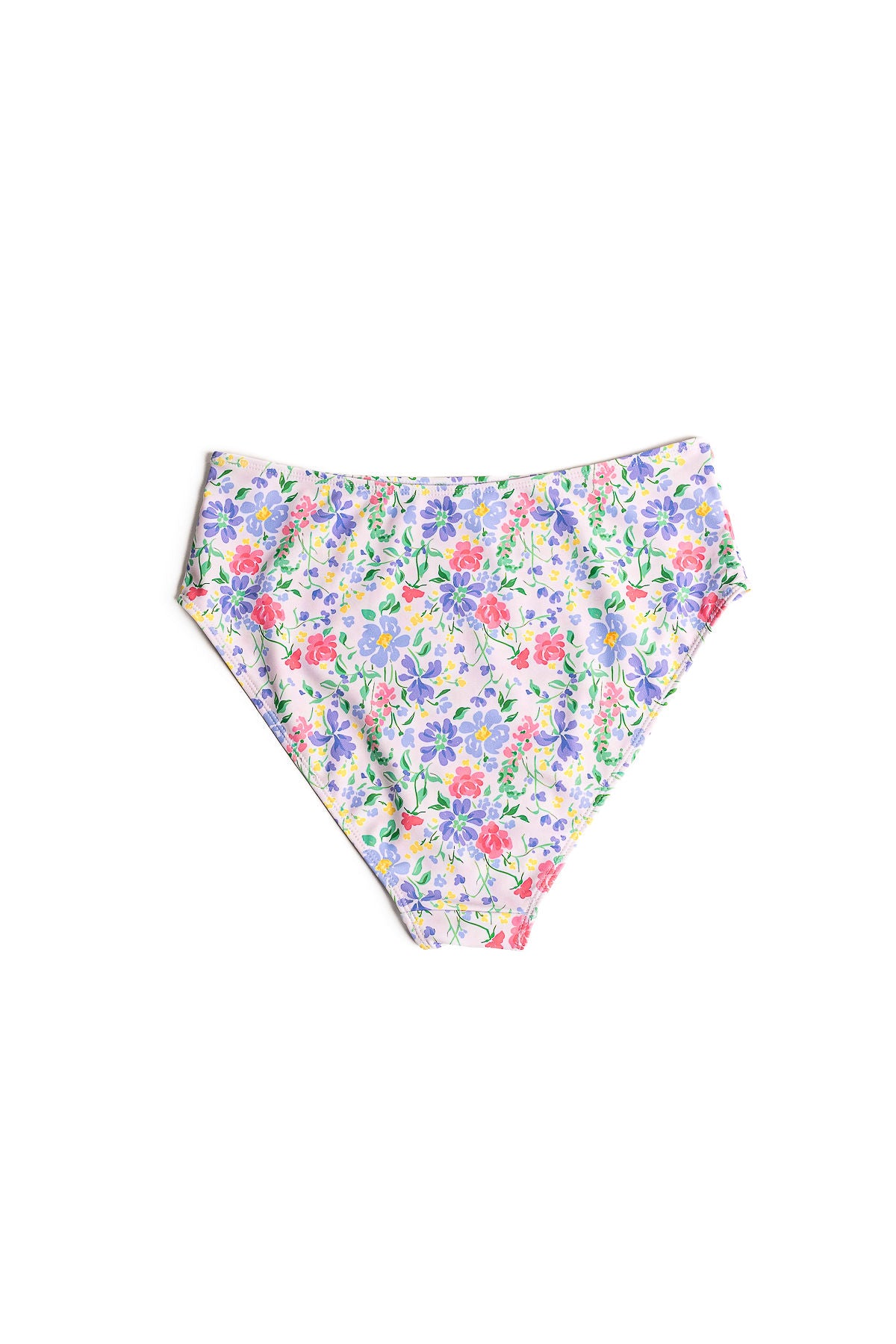 Buntes Florales High Waist Unterteil