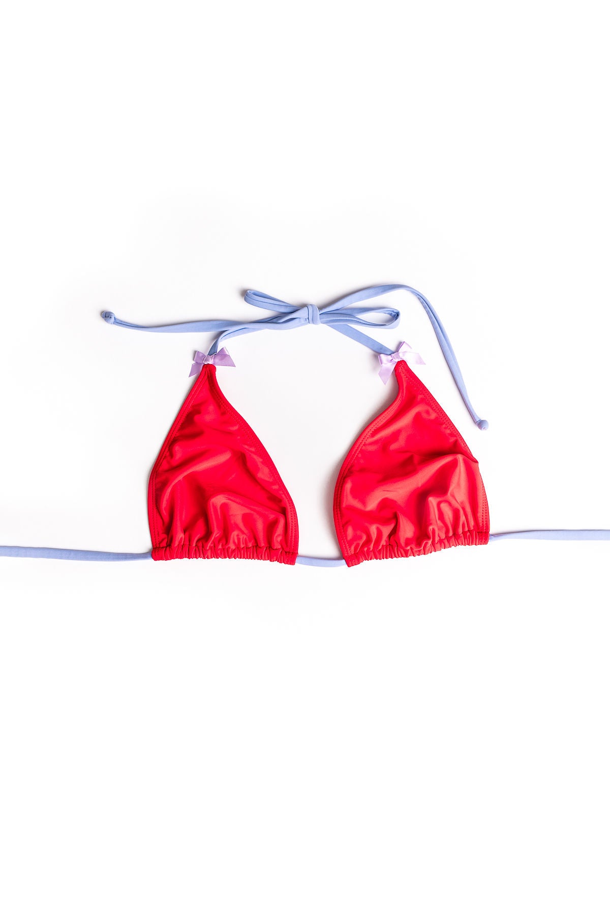 Rotes Schleifen Top