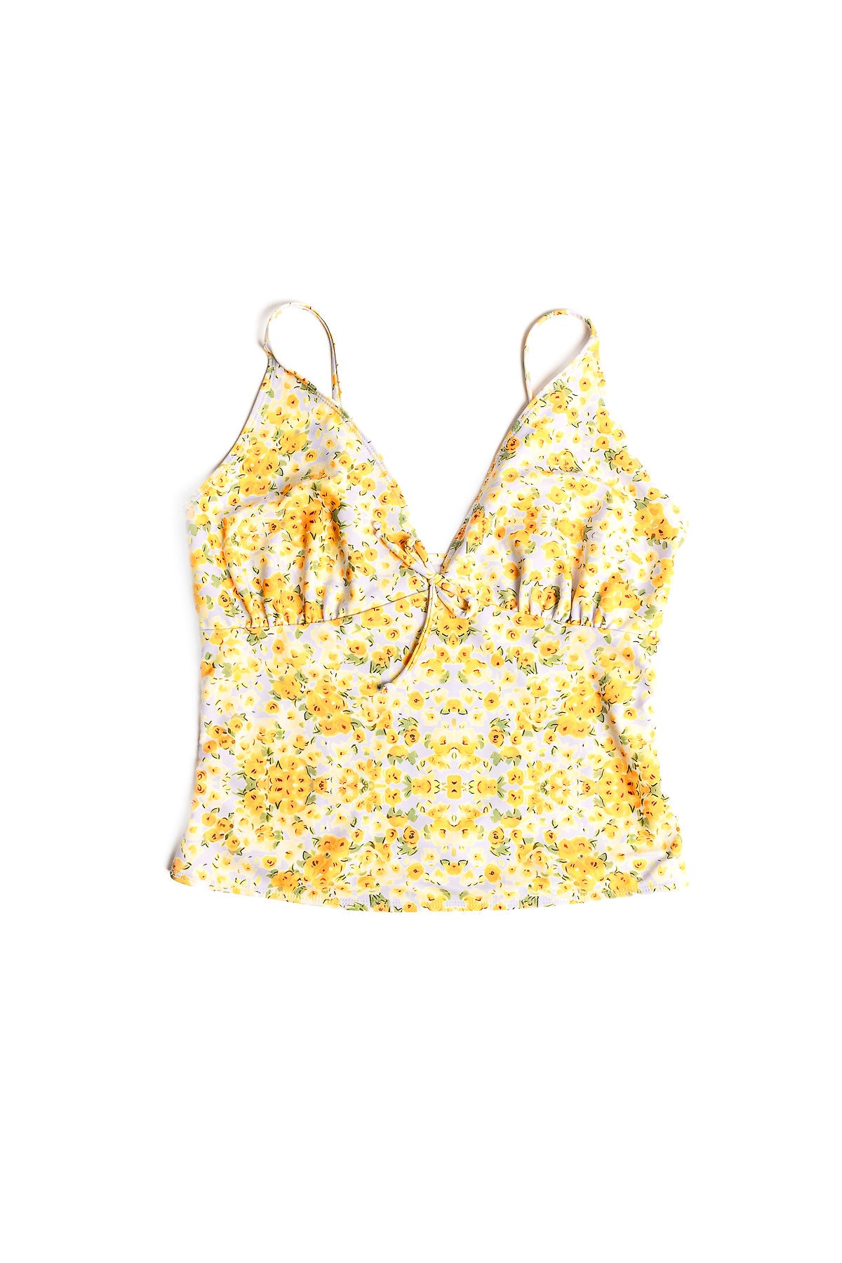 Gelber Floraler Tankini