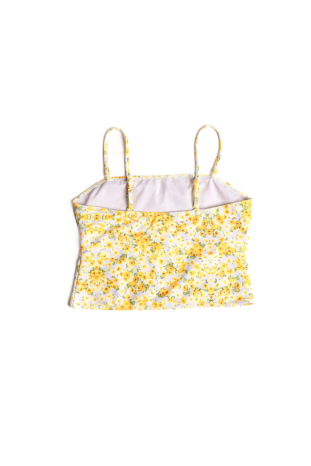 Gelbes Florales Tupe Top