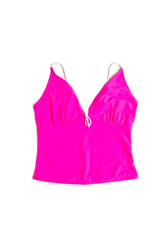 Knallpinker Tankini