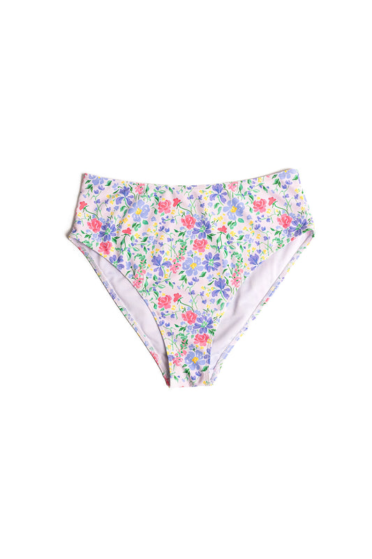 Buntes Florales High Waist Unterteil