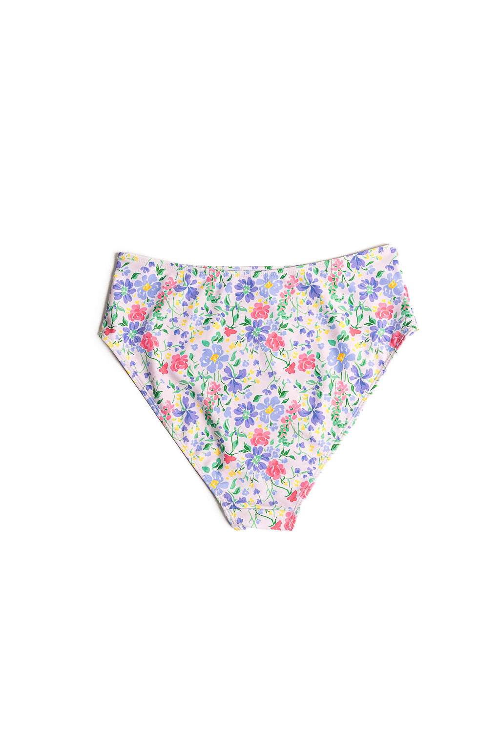 Buntes Florales High Waist Unterteil