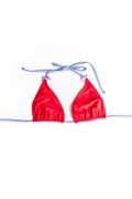 Rotes Schleifen Top