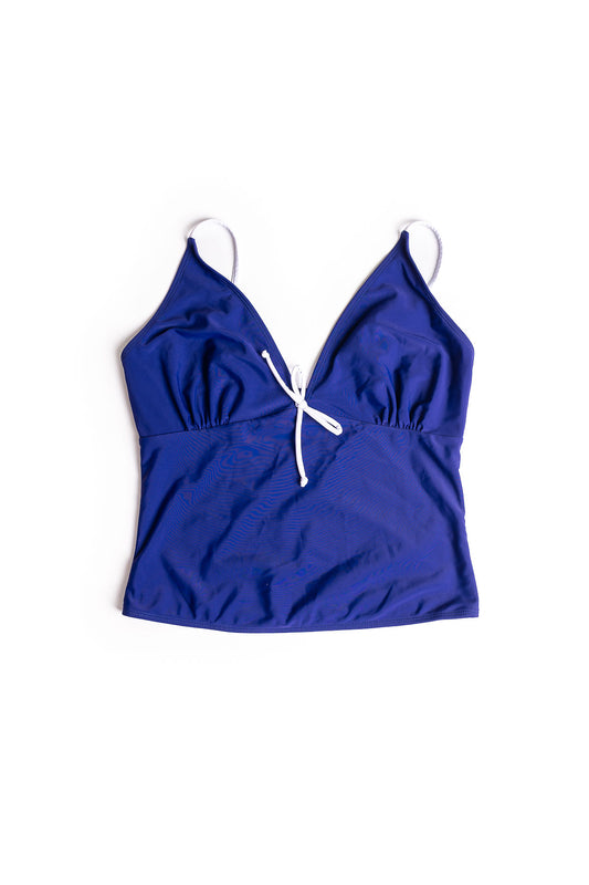 Dunkelblauer Tankini