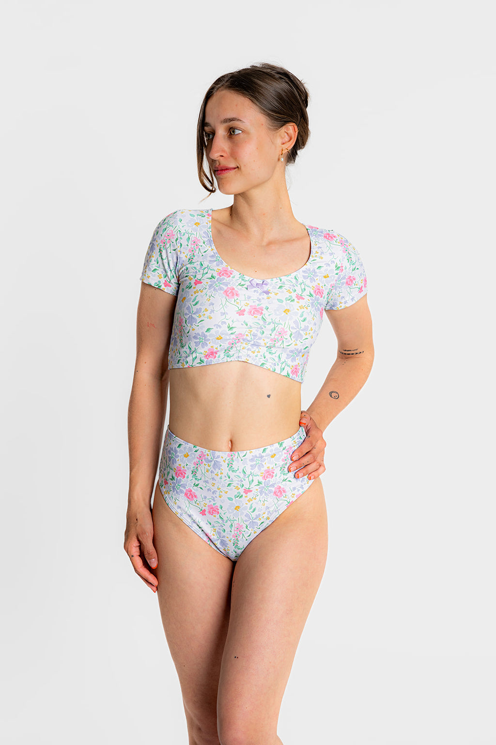 Buntes Florales Crop Top